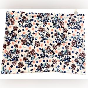 Cupcakes & Cashmere Baby Blanket Floral Bunny Rabbit Roses Navy Pink Teal Easter